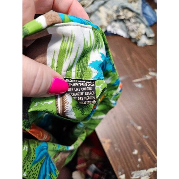 Vancort Vintage 70's Hawaiian Shirt Short Sleeve Mens Size Large - Picture 7 of 9